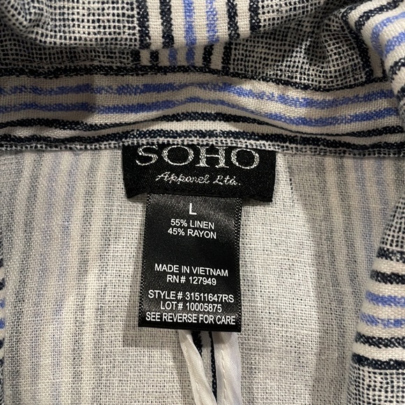 Lightweight Striped Blazer - Picture 4 of 4